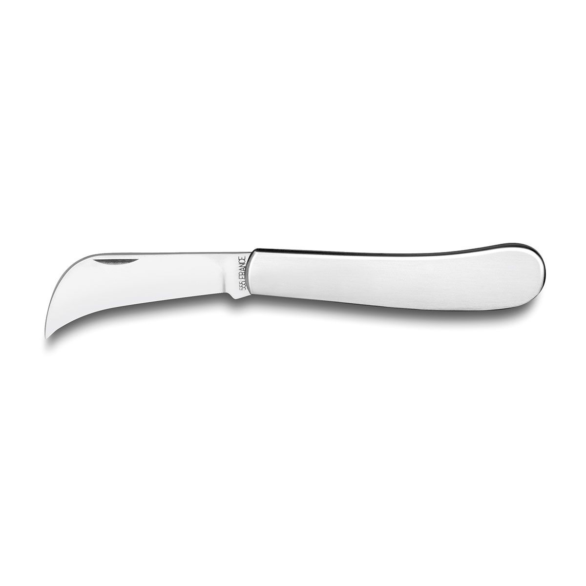 Couteau inox 1 côté dentelé, 1côté lisse