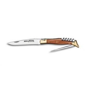 Laguiole 10 cm 3 pièces 2 mitres Bois de Rose