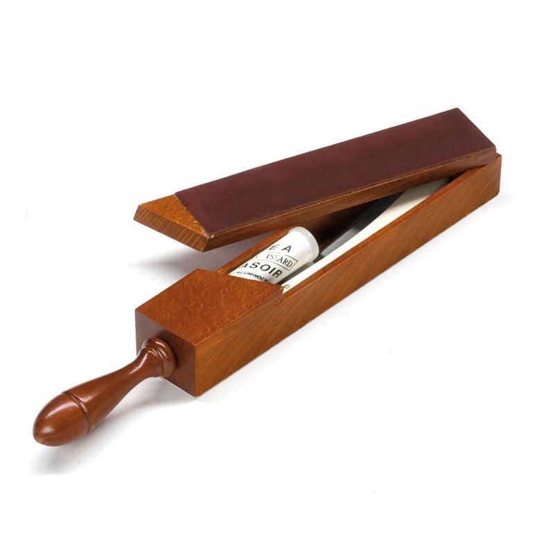 Razors accessories Box Strop - double sided leather