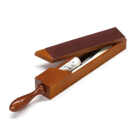 Razors accessories Box Strop - double sided leather