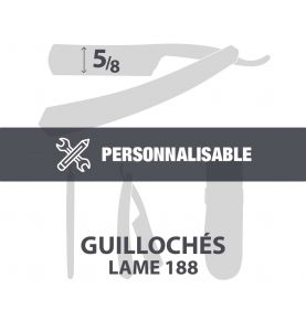Rasoirs Guillochés 5/8" - Lame 188