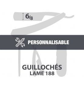 Rasoirs Guillochés 6/8" - Lame 188