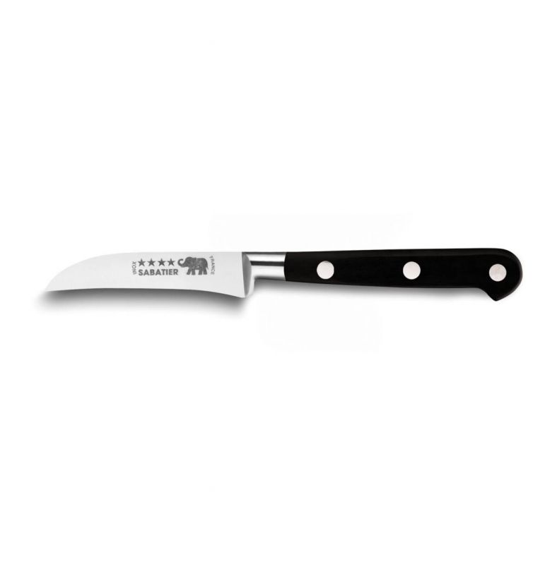 Incurved paring knife