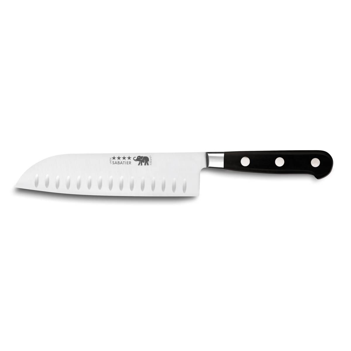 Couteau Santoku 18 cm gamme BBR forgé à Thiers