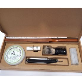 Accessoires de rasoirs Kit complet de rasoir droit