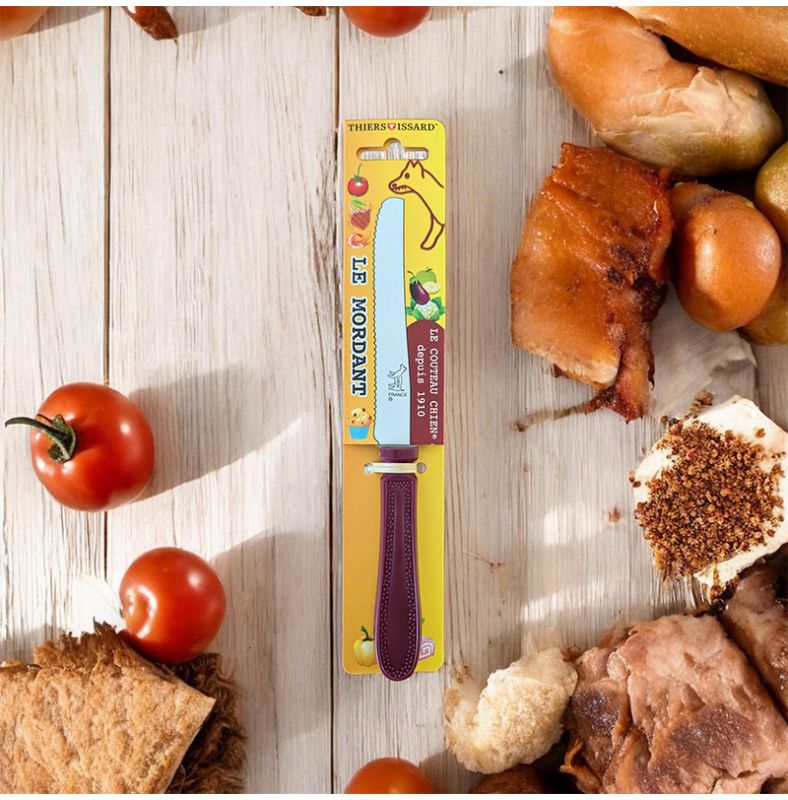 Chien ® CHIEN® LE MORDANT micro-tooth maaroon handle