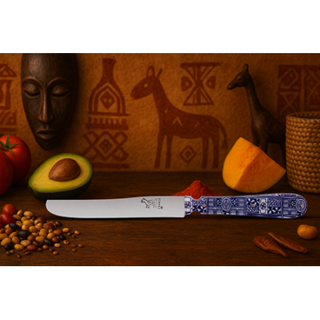 Couteaux Chien ® Couteau CHIEN® Manche Impression NDOP Résine Acrylique Transparente