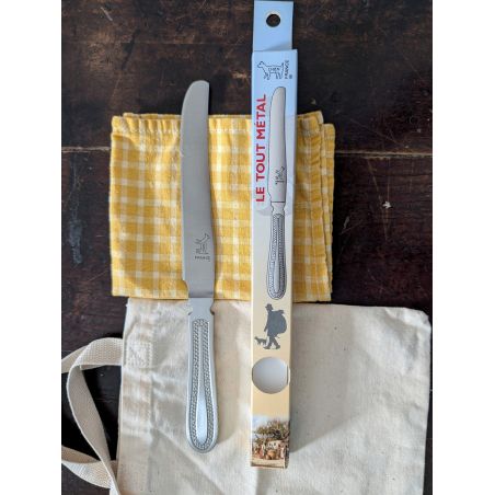 Couteaux Chien ® Couteau CHIEN® TOUT METAL AVEC BOITE CARTON IMPRIMEE